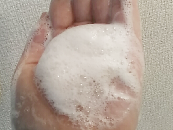 【釜焚きオリーブ石鹸】+ 水(泡ネットあり)