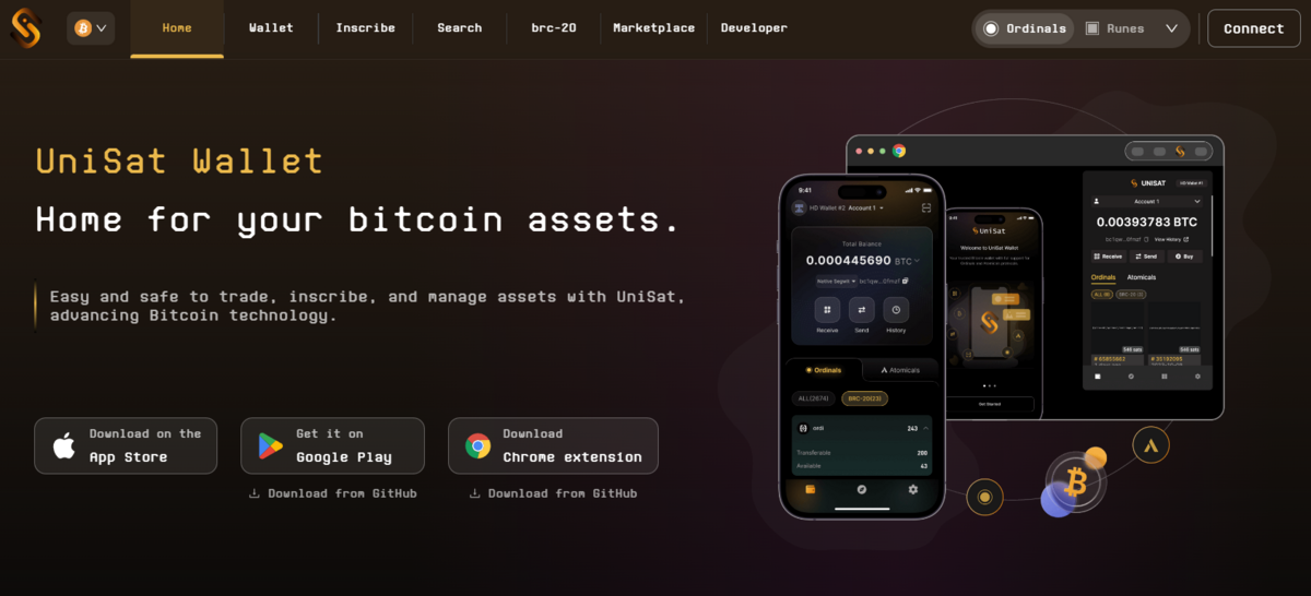 Unisat Wallet設定