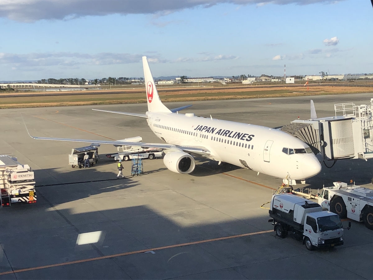 白ちゃんの搭乗記 Vol 13 日本航空 Jal 2905便 仙台 新千歳 737 800運航便 白ちゃんの旅ノート