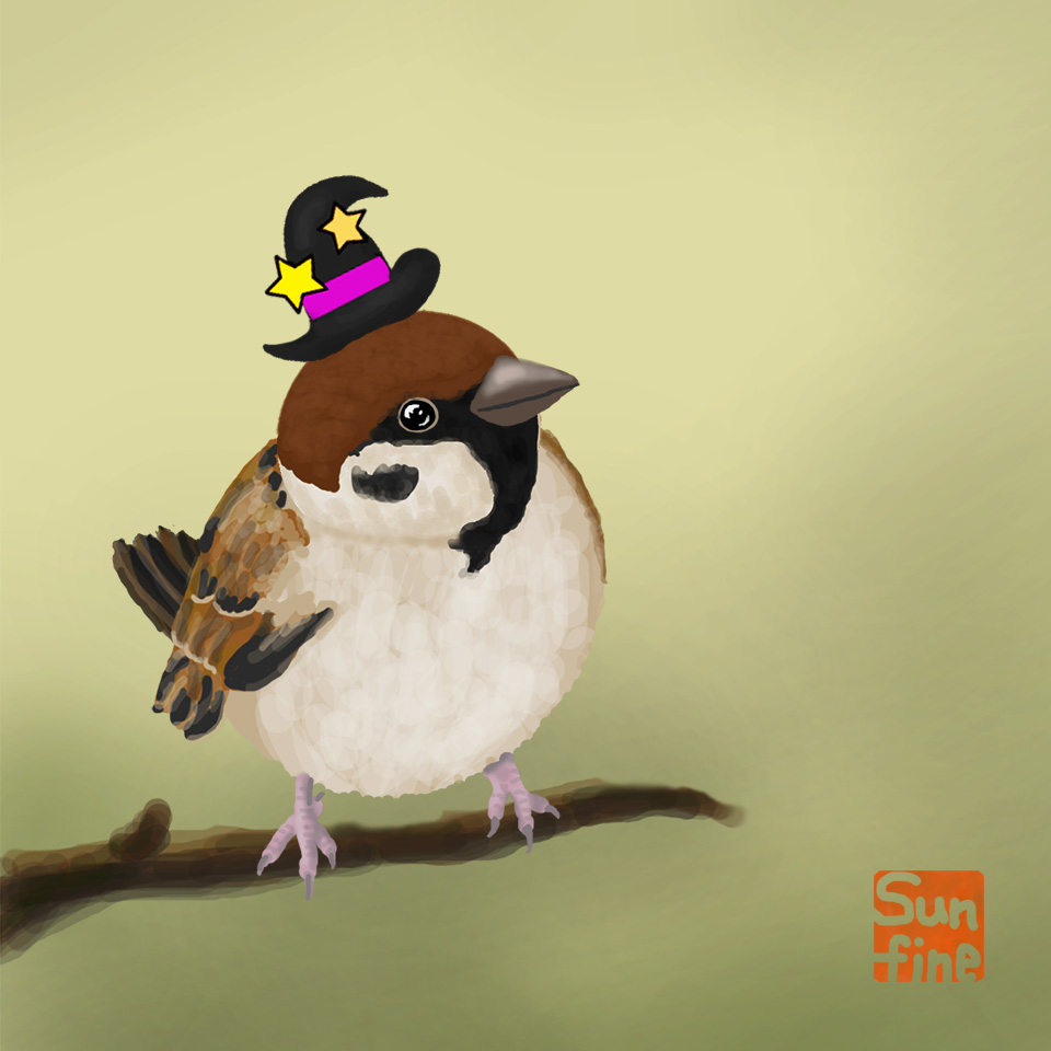 スズメハロウィン