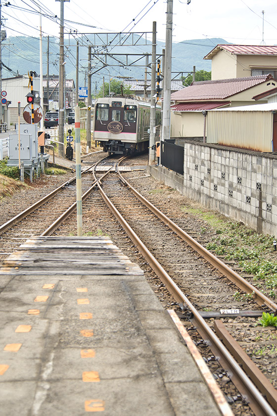 飯坂線電車