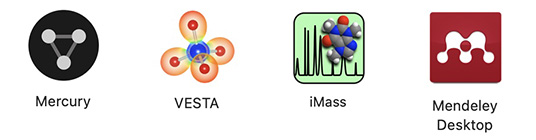 Mercury, VESTA, iMass, Mendeley