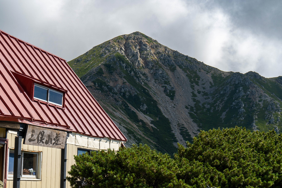 三俣山荘から鷲羽岳