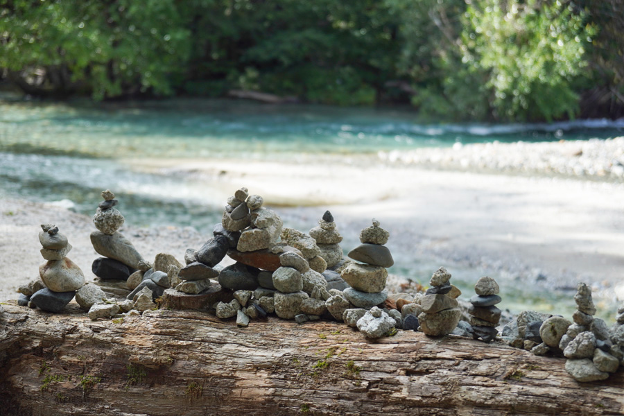 梓川とミニケルン