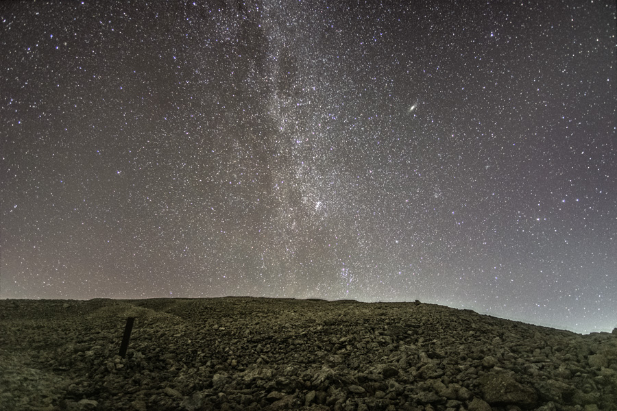 南岳と秋の天の川