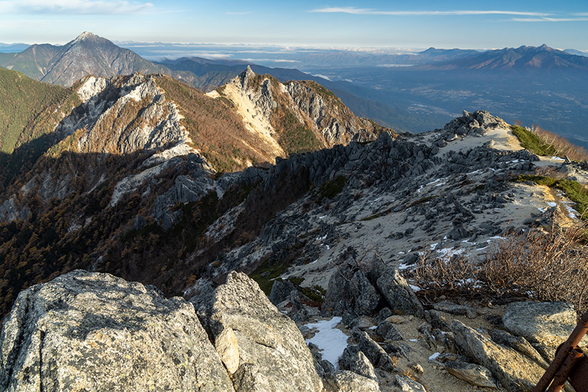 観音岳から地蔵岳