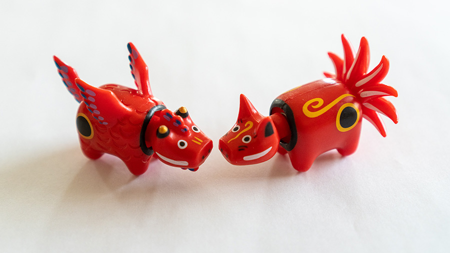 キュウビノキツネベコとホウオウベコ