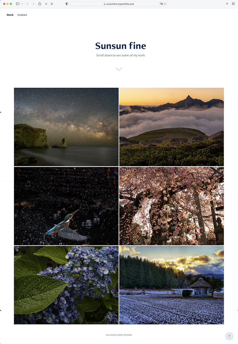Adobe Portfolio