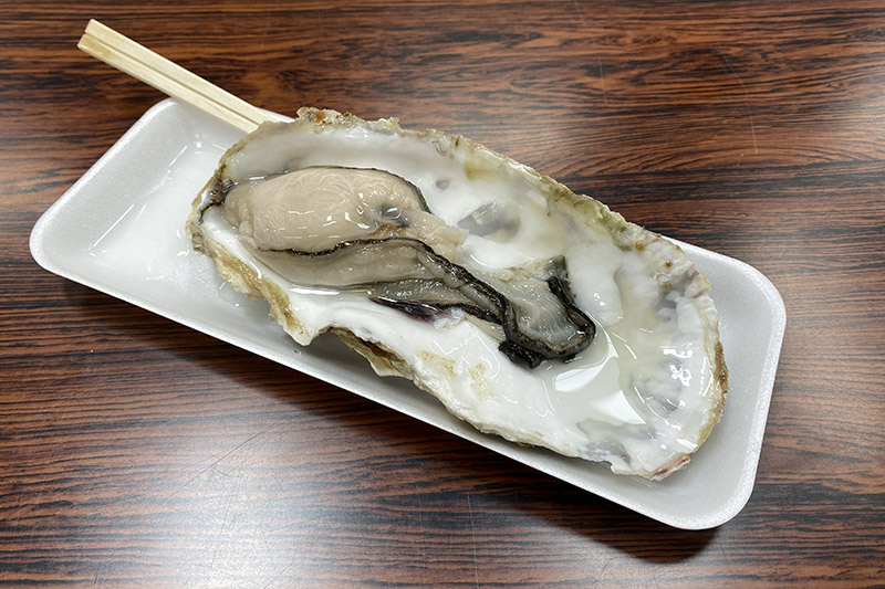 牡蠣もその場で