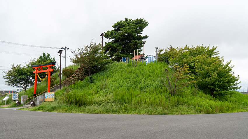 日和山と閖上湊神社