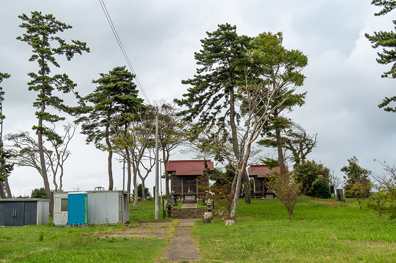 下増田神社の拝殿