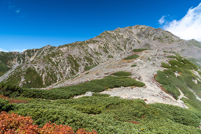 間ノ岳を振り返る