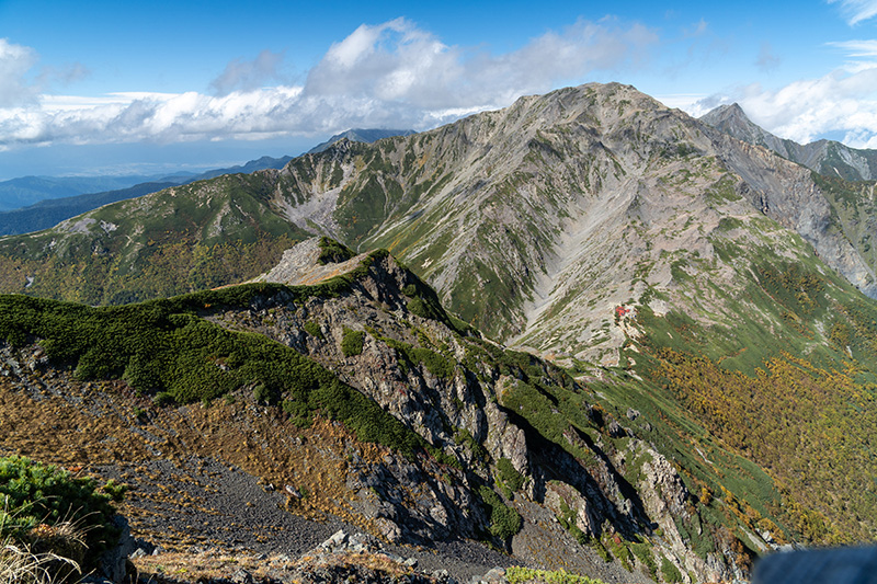 間ノ岳と北岳