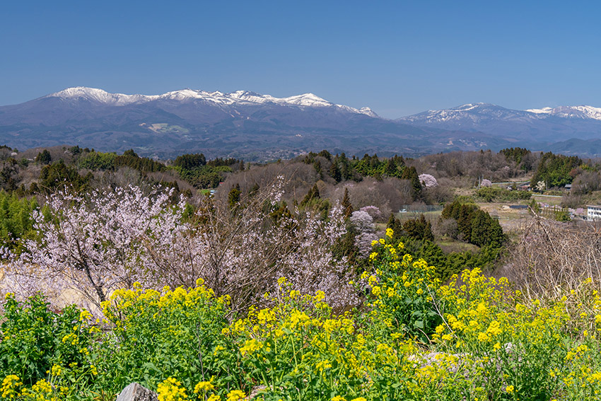 安達太良山と吾妻連峰