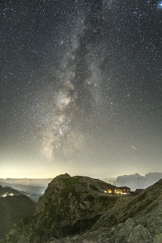 南岳の星空