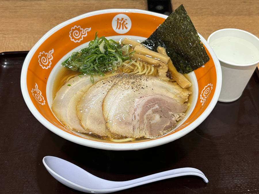 富士川SAで食べたラーメンが美味しかった！