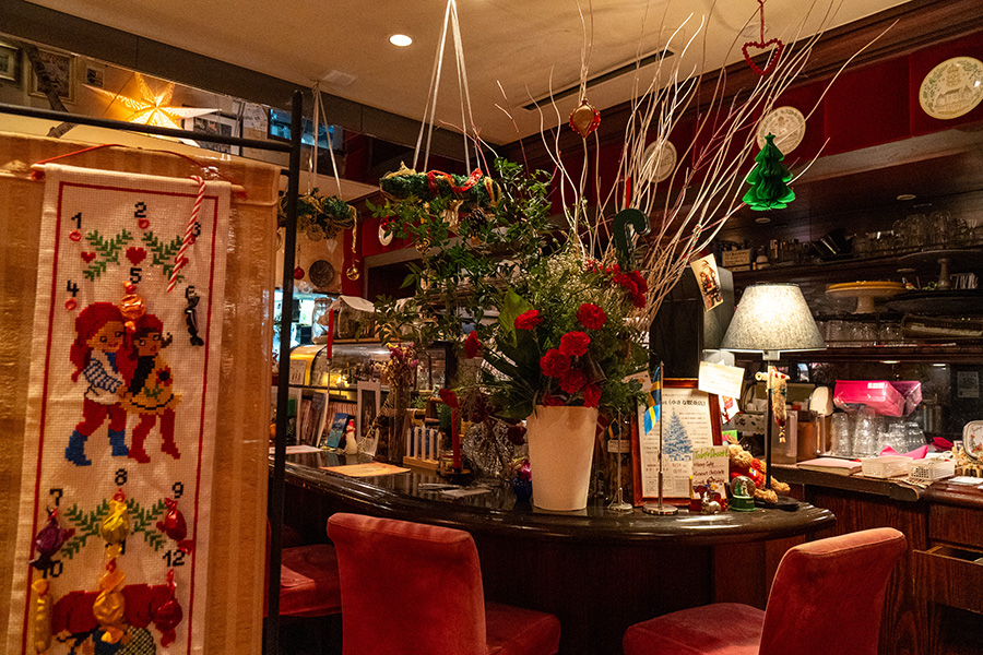 カウンターもあります