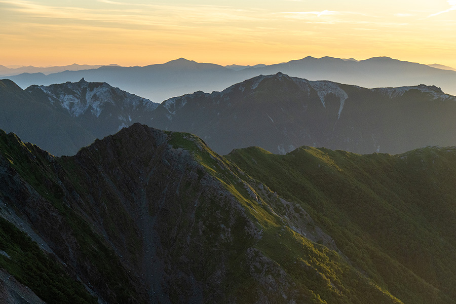 池山吊尾根，鳳凰三山，奥秩父連山