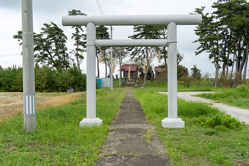 名取市北釜地区にある下増田神社