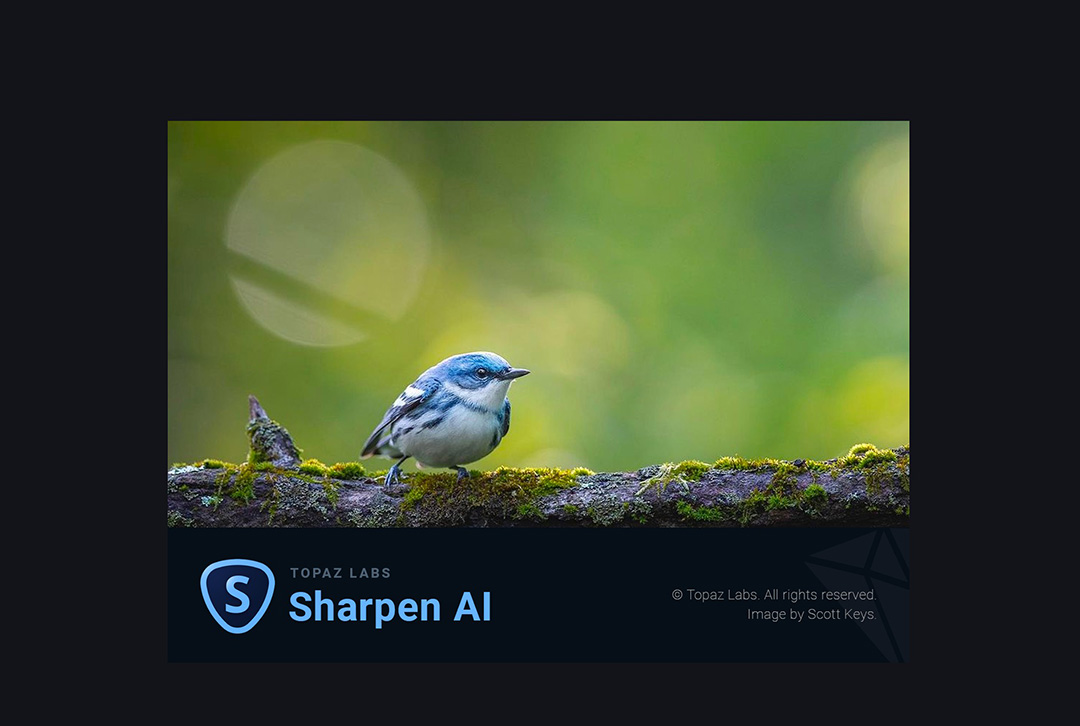 Sharpen AI 起動画面
