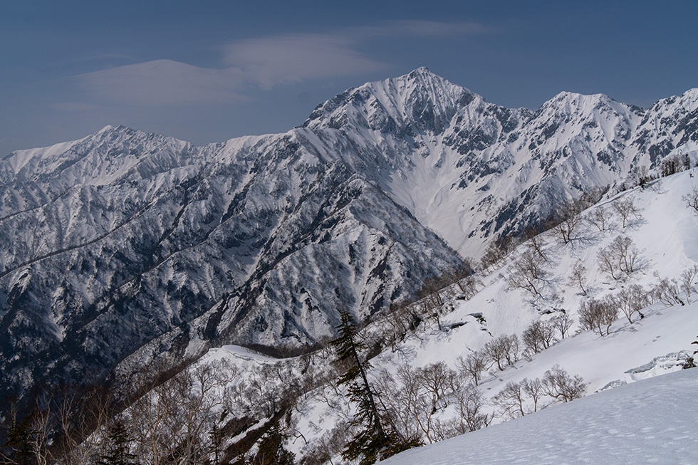小遠見山から鹿島槍ヶ岳
