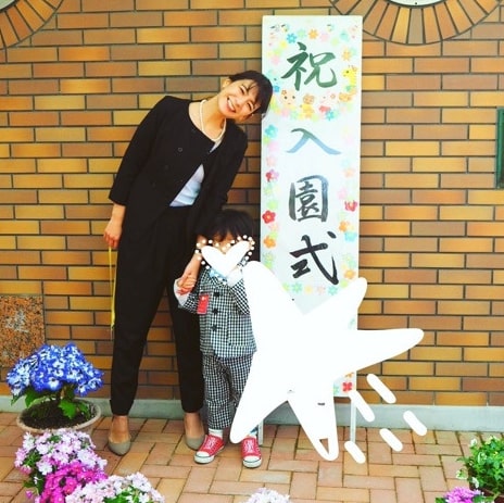 スザンヌさんと息子