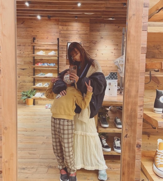 スザンヌさんと息子