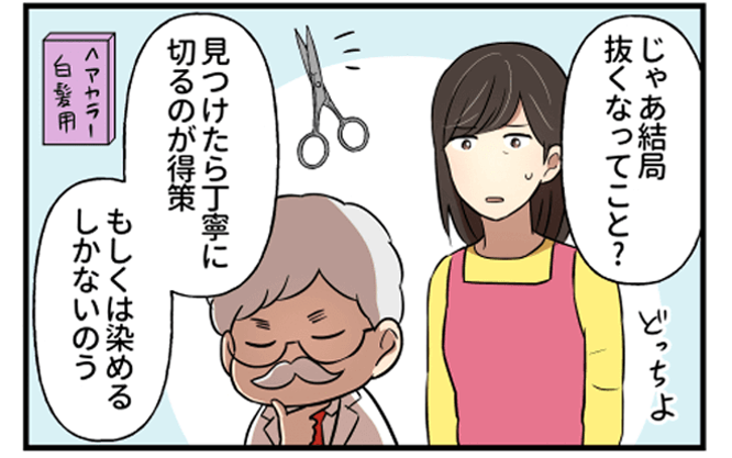 第1話 白髪って抜いたら増えるの 答えはno 白髪ニュース 毛髪診断士による白髪の総合情報サイト
