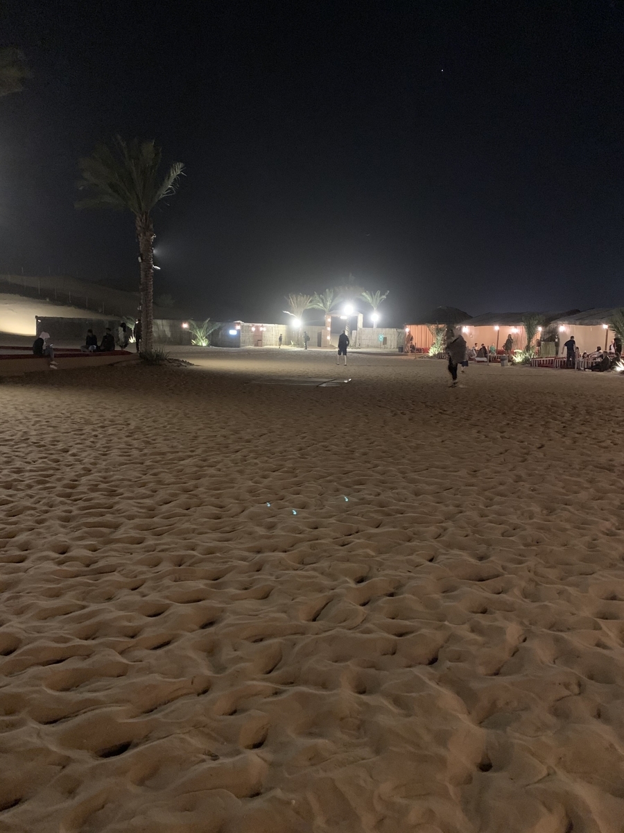 夜の砂漠の画像