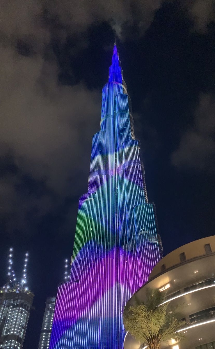 ブルジュハリファのライト