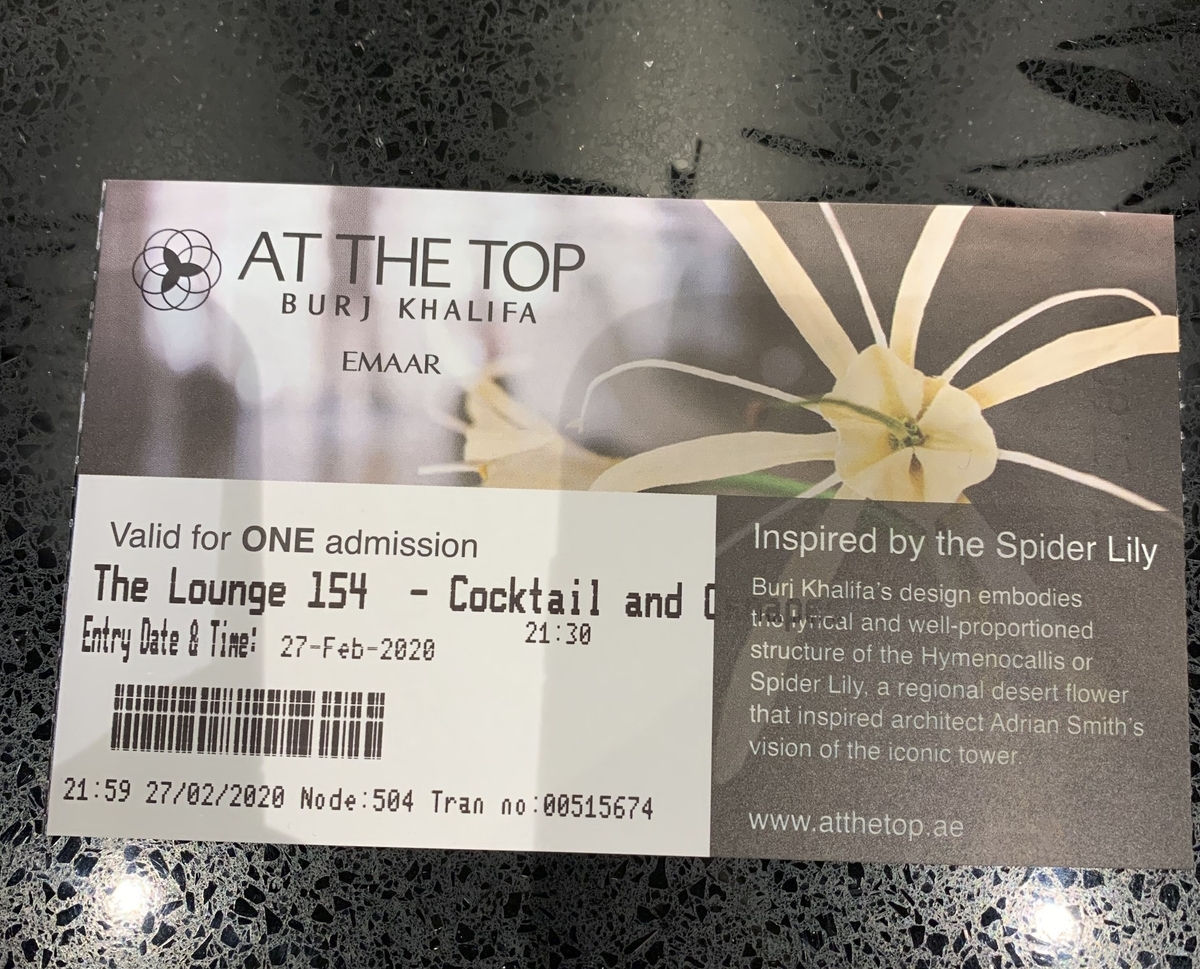 at the topのチケットの画像