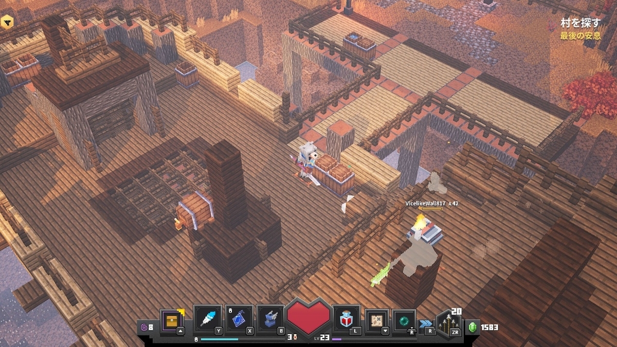 マイダン 燃える鍛冶場でマルチプレイ レッドストーンの怪物と対決 Minecraftdungeons ４ すろーのマイクラ日記