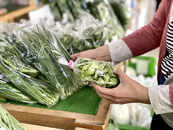 ナチュラルスーパーのオーガニック野菜　イメージ