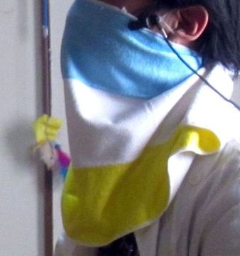 f:id:sutetuki:20200408202039j:plain マスク代わりのタオル