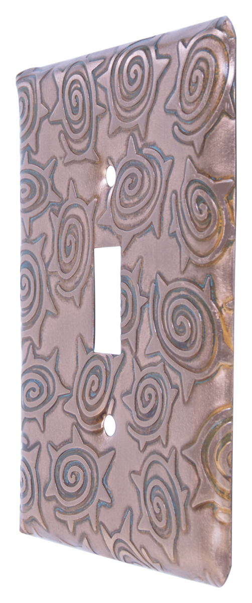 スチール製のスイッチカバー