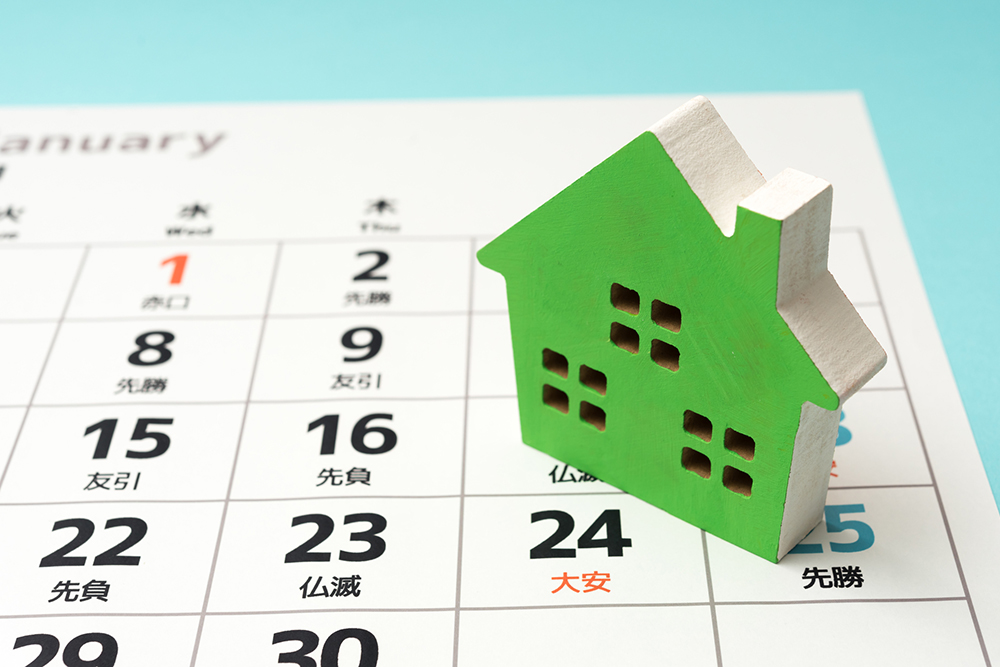 相続手続きのスケジュールのイメージ