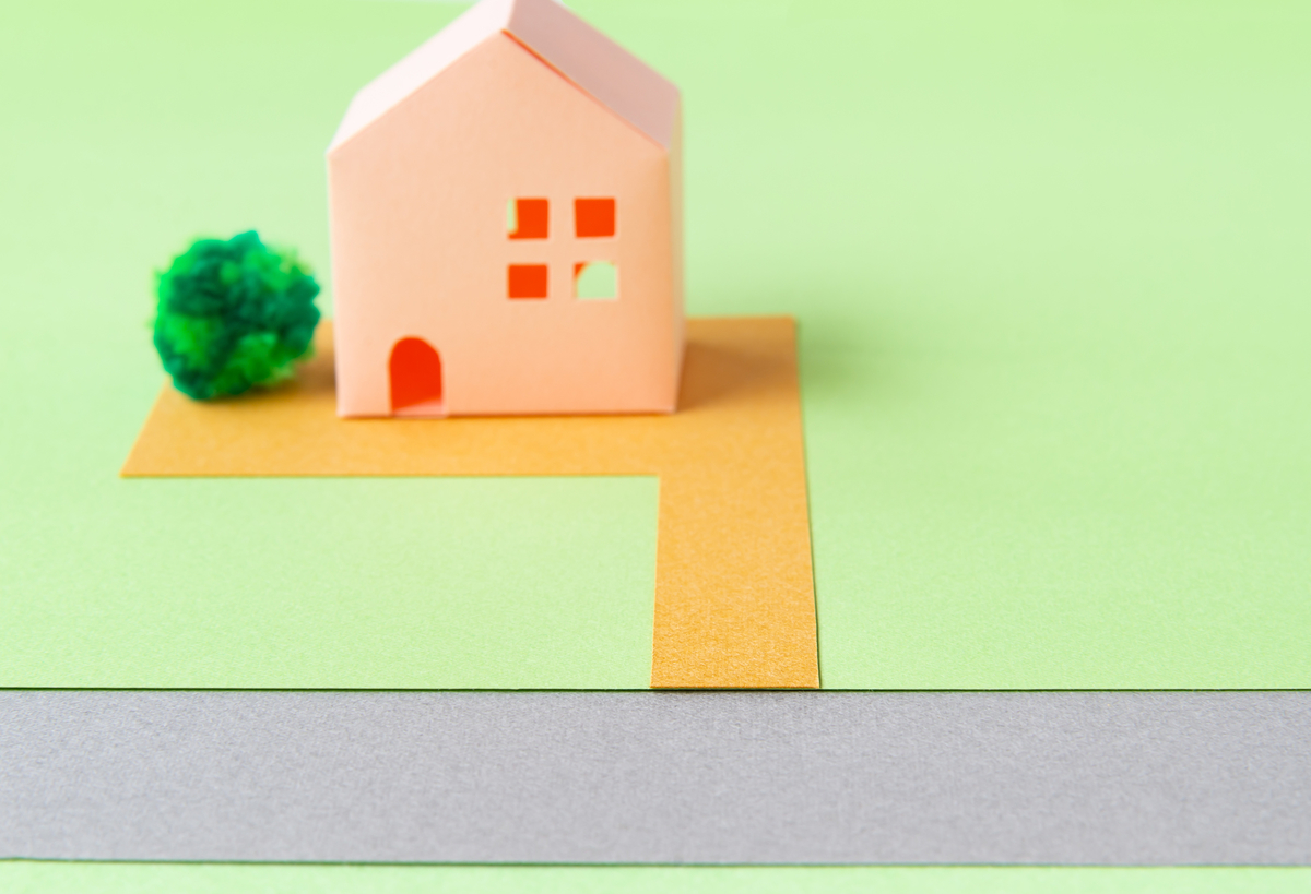 旗竿地のイメージ