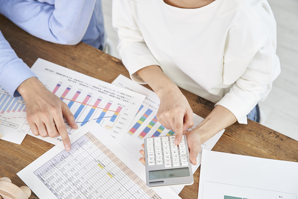 ローン完済のシミュレーションをするイメージ