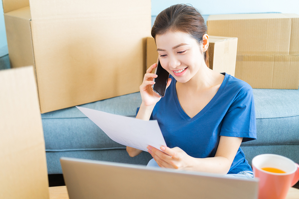 引越しの作業・手続きをするイメージ