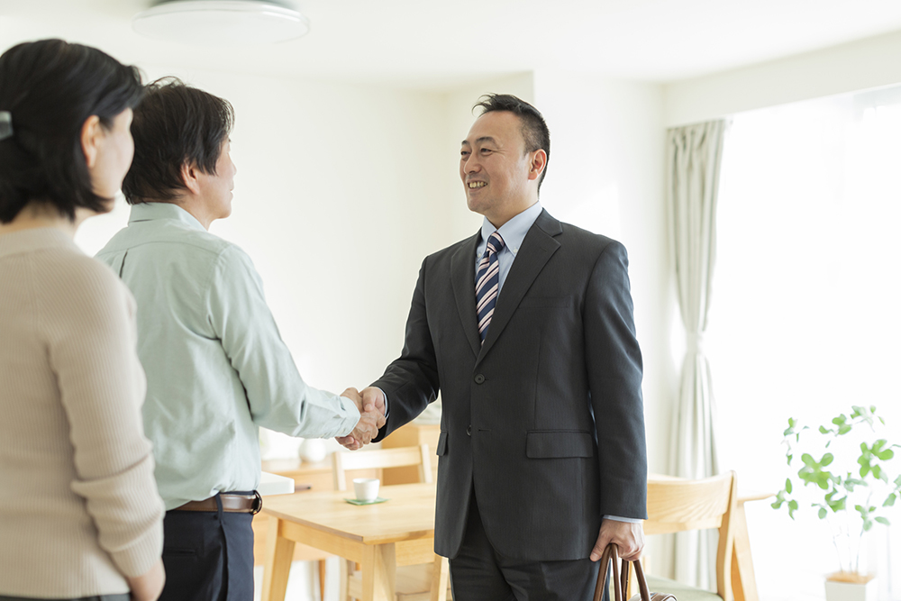 一戸建てを仲介する不動産会社のイメージ