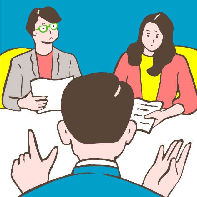 離婚時の専門家への相談イメージ