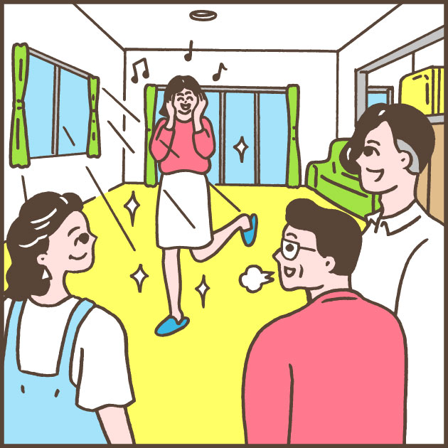 住み替え先は日当たりのよい一戸建て