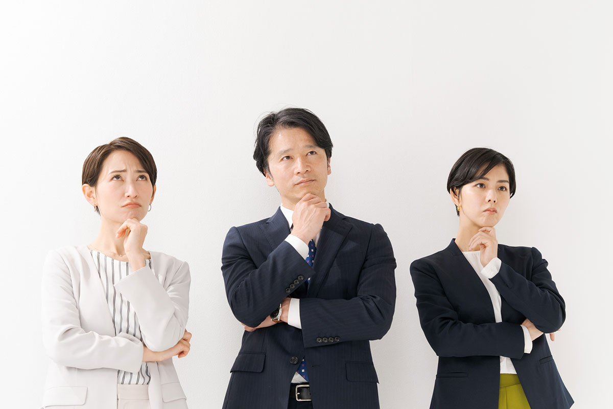 考える人のイメージ