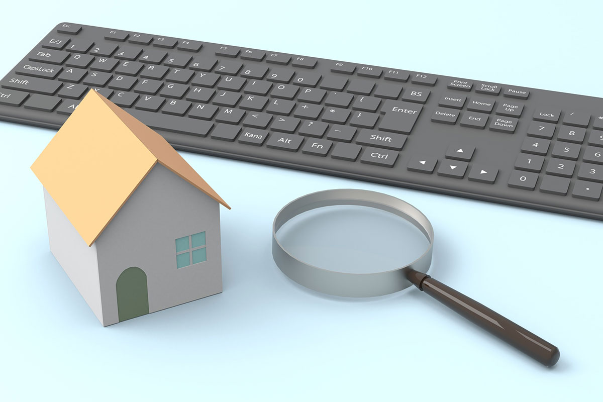 インターネットでの不動産査定のイメージ