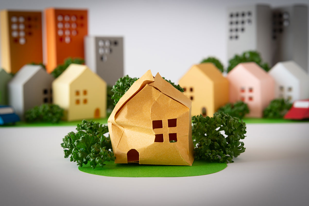 放置された家のイメージ