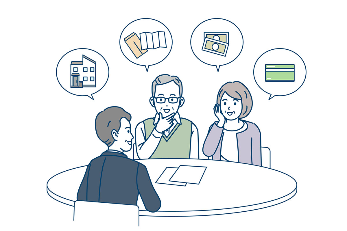 相続について相談するイメージ