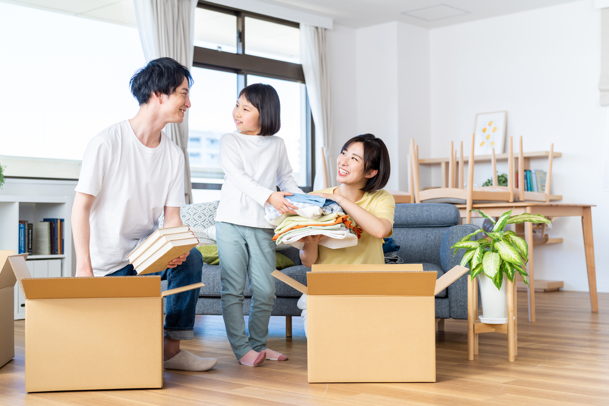 住み替えのための引越しのイメージ