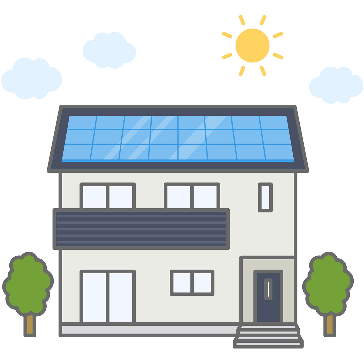 付帯設備の太陽光発電システム