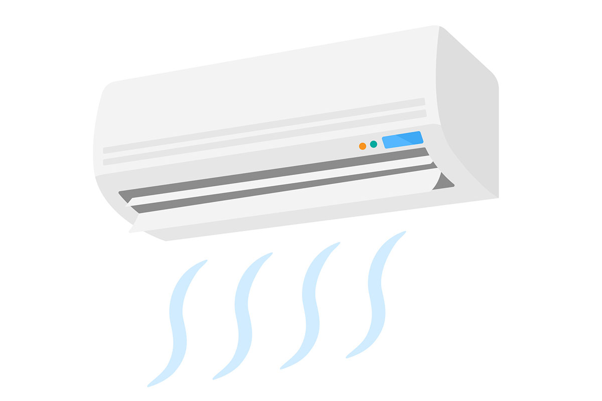 残置物のエアコン