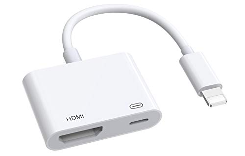 iPhone HDMI変換ケーブル iPhone HDMI アダプター iPad HDMI変換アダプタ 新版バージョン 大画面 1080P高画質 ゲーム遅延なしiPhone iPad iPod専用 avアダプタ テレビに映す ケーブル【IOS12、13 、14対応】